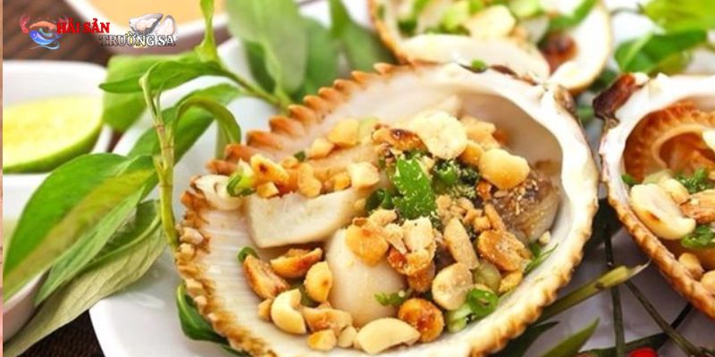Thịt sò ngọc mềm ngọt kết hợp mỡ hành béo ngậy